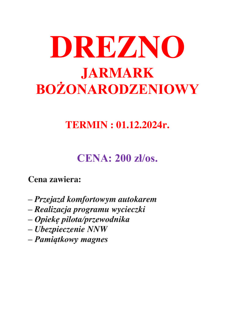 Jarmark Bo Onarodzeniowy Drezno